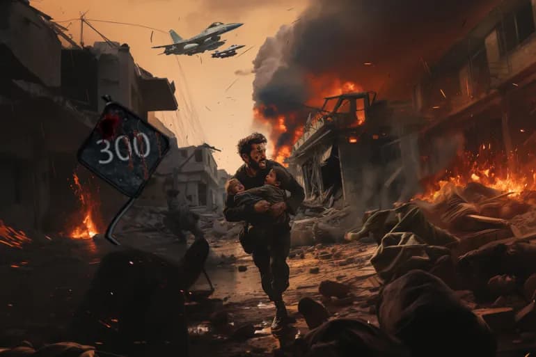 300 يوم من الصمود الأسطوري لأهالي غزة بوجه مجازر إسرائيل