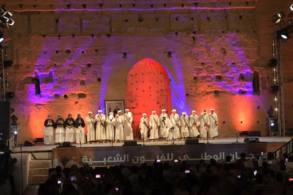 مراكش: افتتاح مبهر للدورة 54 من المهرجان الوطني للفنون الشعبية