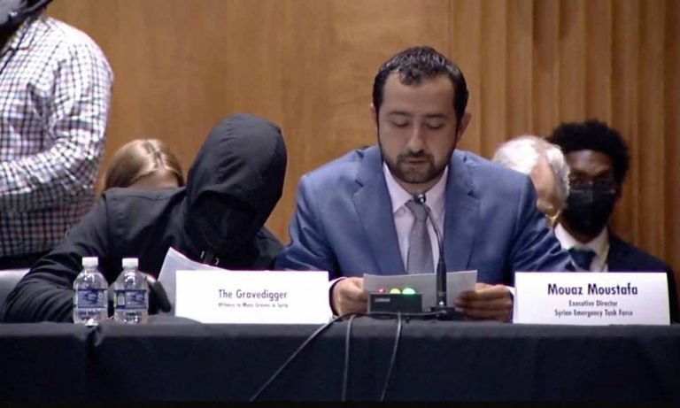   حفار المقابر الجماعية يعترف أمام لجنة العلاقات الخارجية في مجلس الشيوخ الأمريكي