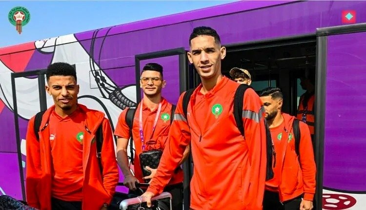 بعثة المنتخب الوطني المغربي لكرة القدم تغادر الدوحة عقب مشاركة تاريخية في كأس العالم قطر فيفا 2022