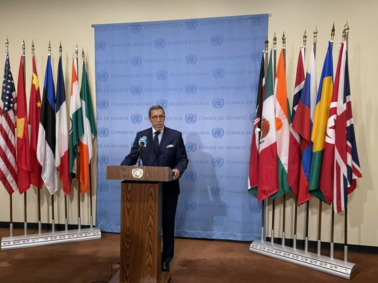 سفير المغرب لدى الأمم المتحدة عمر هلال يُشيد بقرار مجلس الأمن الدولي بشأن الصحراء المغربية.