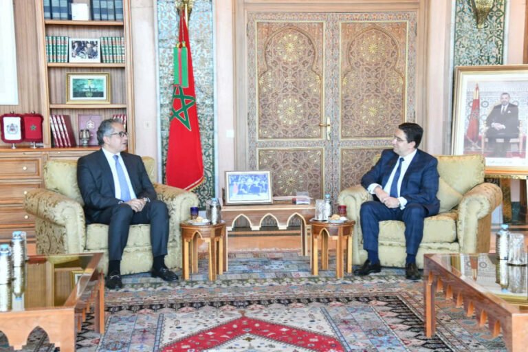 لقاء وزير الخارجية السيد ناصر بوريطة مع مرشح مصر لمنصب المدير العام لليونسكو.