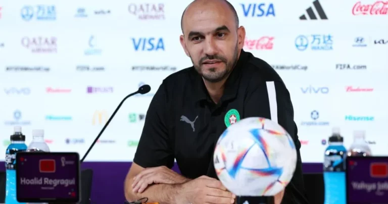 مؤتمر صحفي لوليد الركراكي استعدادا للتصفيات المؤهلة لكأس العالم 2026.