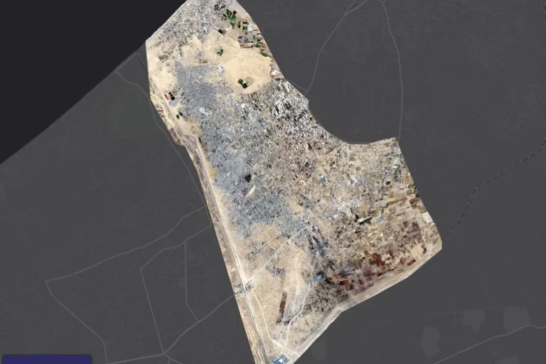 صور أقمار صناعية تظهر انتشار وتوغل قوات الاحتلال في ربع مساحة رفح