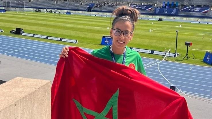 الإدريسي تهدي المغرب ميدالية فضية