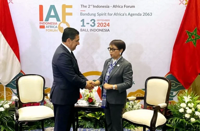 بالي : ناصر بوريطة يتباحث مع وزيرة الشؤون الخارجية الأندونيسية