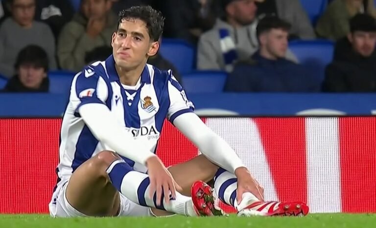 نايف أكرد يغيب عن مباراة ريال سوسيداد ضد برشلونة