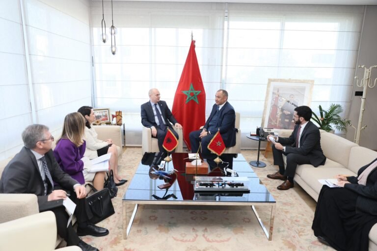 رياض مزور وإيغلي حسني يناقشان سبل تطوير التعاون الصناعي بين المغرب وألبانيا