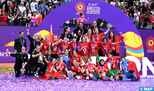 المغرب يتوج بلقب كأس إفريقيا لكرة القدم داخل القاعة للسيدات
