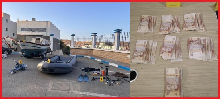 الحسيمة: تفكيك شبكة إجرامية تنشط في تنظيم الهجرة السرية