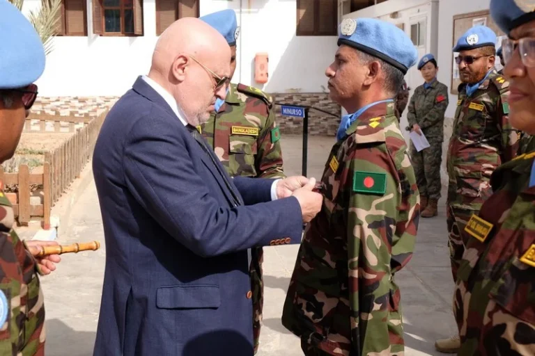 تغيير وحدة طبية ببعثة « المينورسو »