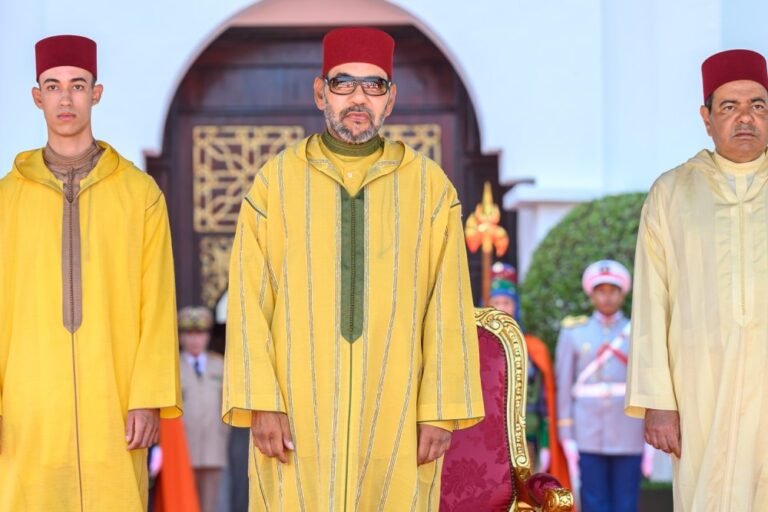 جلالة الملك محمد السادس يرأس حفل استقبال  بمناسبة عيد العرش