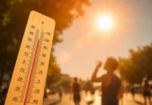 طقس الأربعاء: حرارة و زخات رعدية و رياح قوية